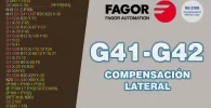 g41 g42 cnc compensación lateral