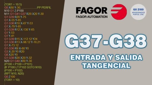 Entrada y Salida Tangencial CNC
