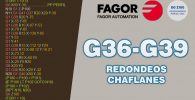 G36 y G39 - Redondeos y Chaflanes CNC