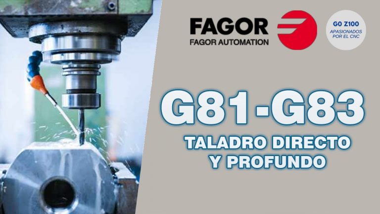 G81 y G83 CNC – Ciclo Fijo de Taladrado