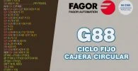 G88 Ciclo Fijo de Cajera Circular